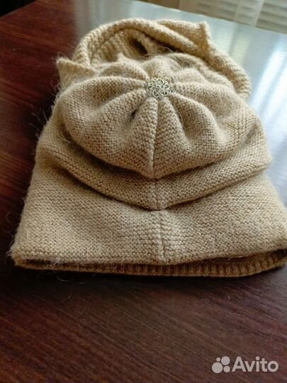 Шапка и снуд женский набор