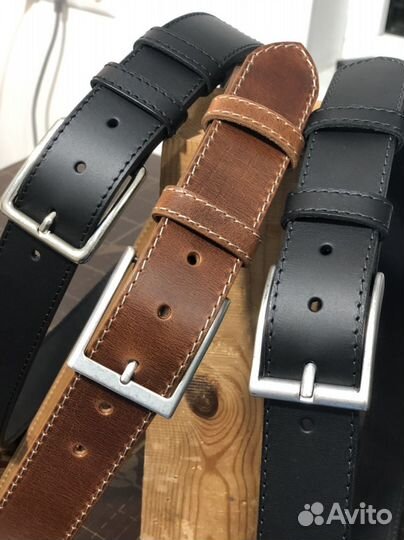 Мужской кожаный ремень