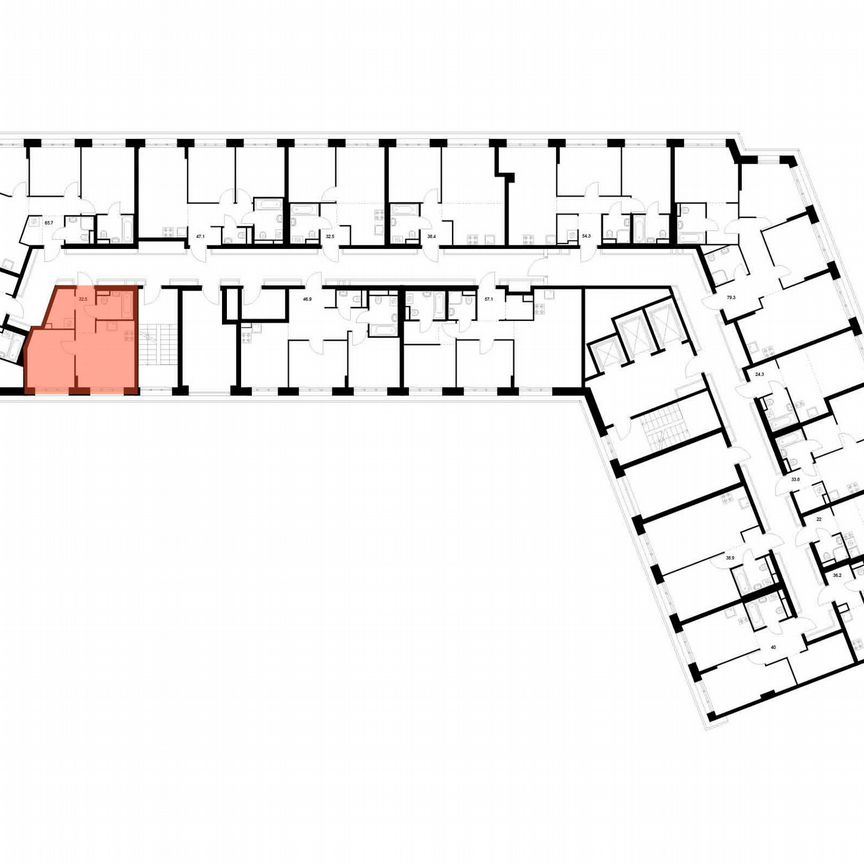 1-к. квартира, 32,5 м², 5/18 эт.