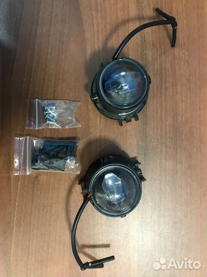 Фара птф линза, комплект, тюнинг LED