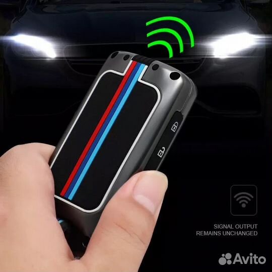 Чехол на ключ Mazda / Мазда 3 кнопки Grey 2020-2022