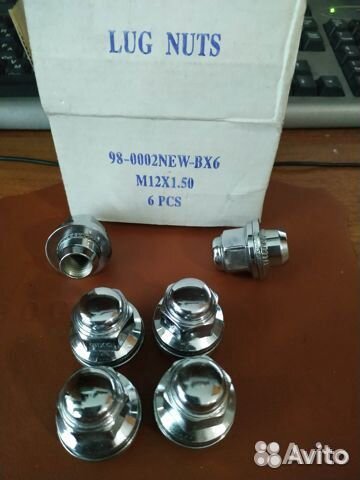 Гайки М12х1,5. Для Мицубиси Паджеро, Ландкрузер