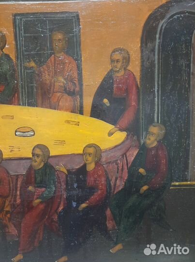 Старинные иконы. Омовение ног