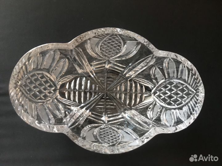 Салатник хрустальный
