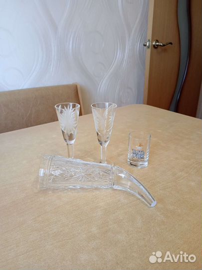 Хрустальные рюмки СССР