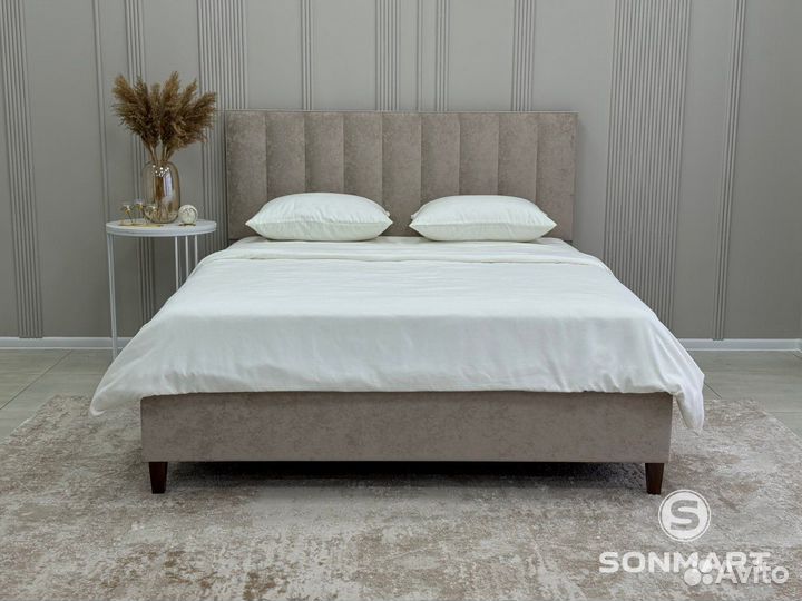 Кровать Лондон Плюс 160 на 200 на высоких ножках