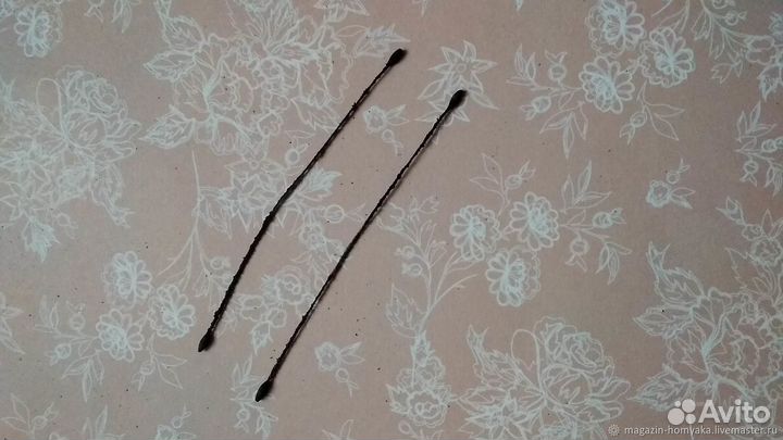 Тычинки для изготовления цветов из ткани и глины