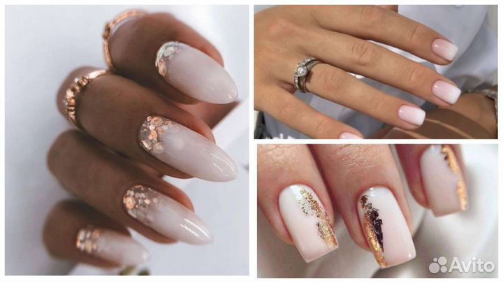 Модель на маникюр и педикюр, наращивание ногтей