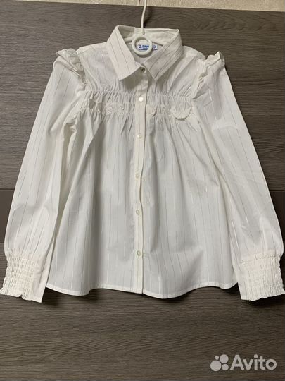 Рубашка блузка на девочку 128 Mayoral новая