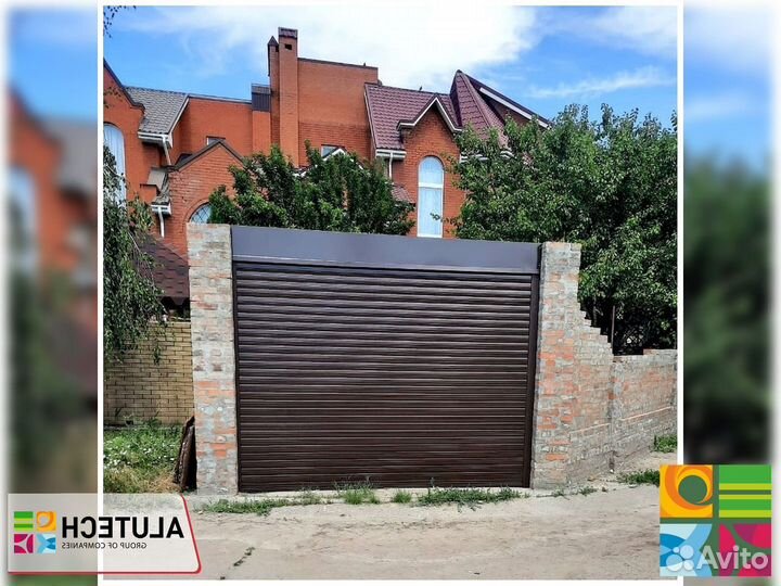 Ворота алютех роллетные