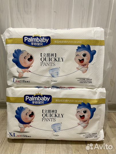 Новые Подгузники трусики Palmbaby 4,5