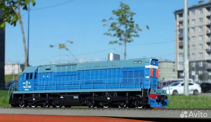 Модель тепловоза тэм7 масштаб но 1:87