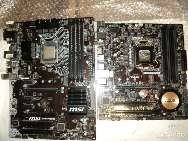 Игровая материнка сокет 1151 H170A PC mate