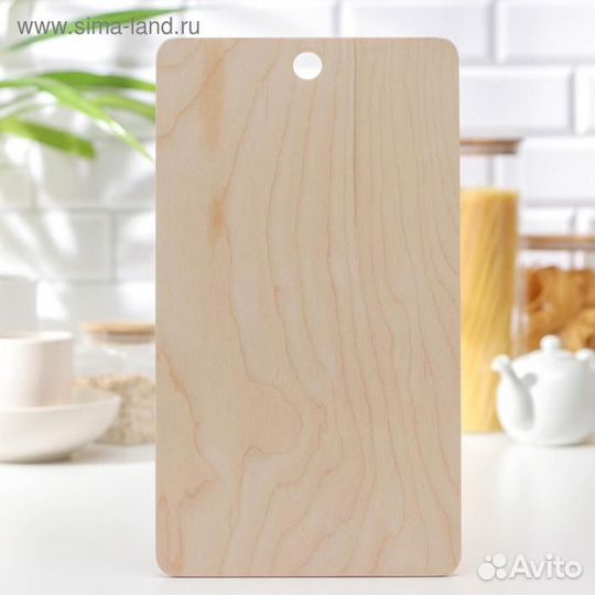 Доска разделочная деревянная Доляна, 37,521 см