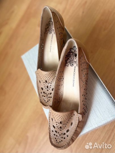 Туфли женские кожаные Francesco Donni новые 40