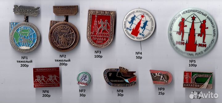 Значки Спорт