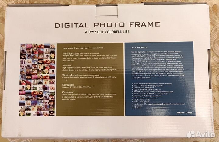 Цифровая фоторамка новая 10