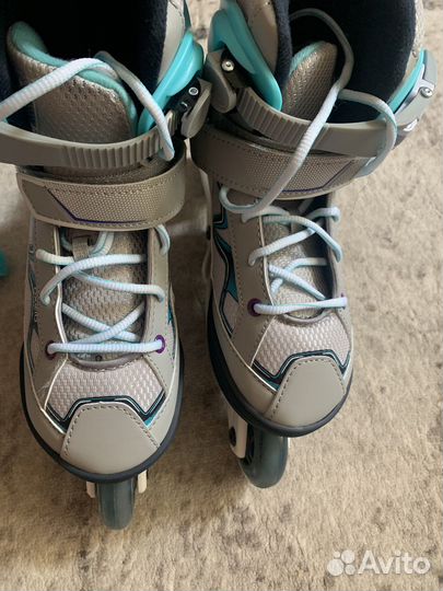 Ролики Oxelo 35-38 и комплект защиты