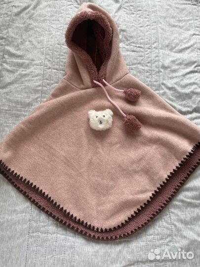Пончо/накидка на грудничка/малыша 68-86