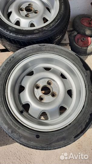 Литье диски r15 4x100 с резиной бу