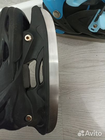 Коньки детские раздвижные 31-34