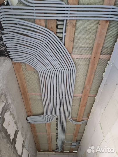 Электромонтаж под ключ; Услуги электрика