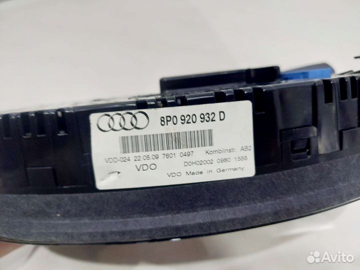 Комбинация приборов Ауди А3 8P Рестайлинг 2