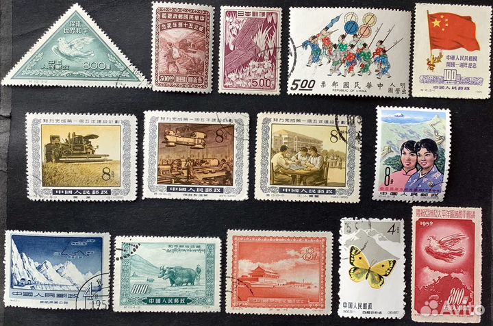 Китай набор марок, разная тематика