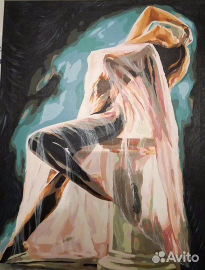 Картина холст 40/50 Ручная работа