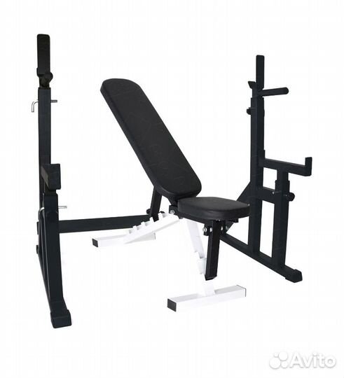 Скамья для жима и стойка с подстраховкой
