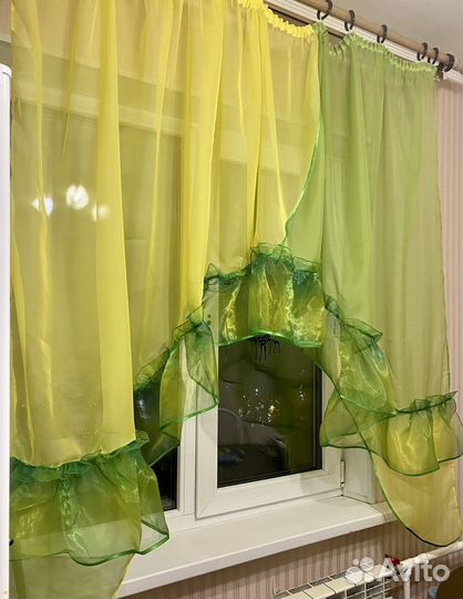 Шторки кухонные новые (не б/у)