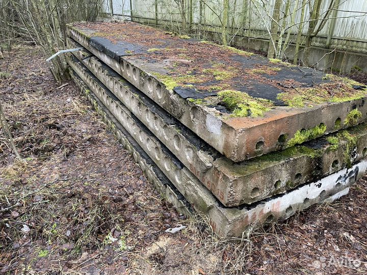 Плиты перекрытия пустотные 6 /1.2