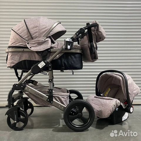 Новая Коляска трансформер 2в1 и 3в1 LuxMom 555