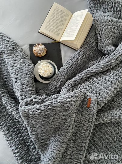 Мягкий плед-покрывало на кровать / диван