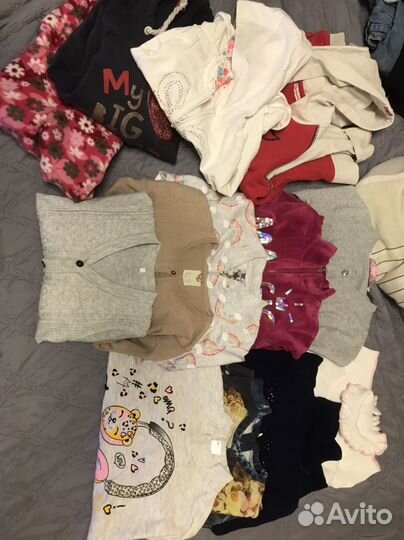 Вещи пакетом на девочку 110 116 122