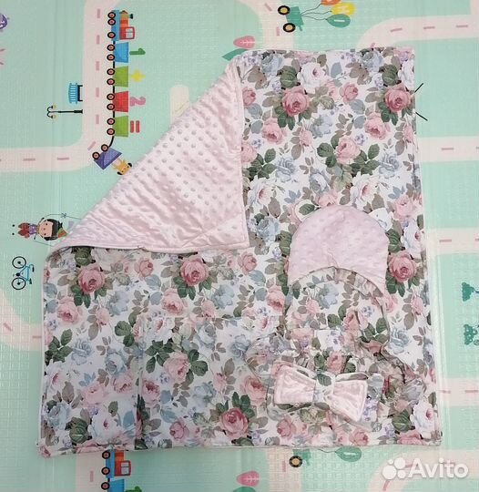 Конверт на выписку для девочки осень