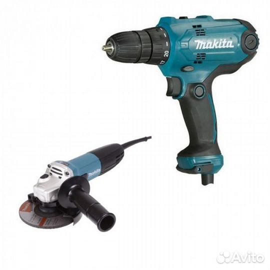 Набор электроинструмента Makita DK0121 Дрель DF030