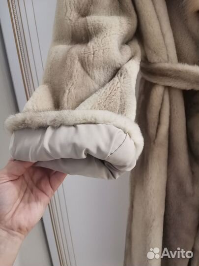 Шуба норковая с рысью