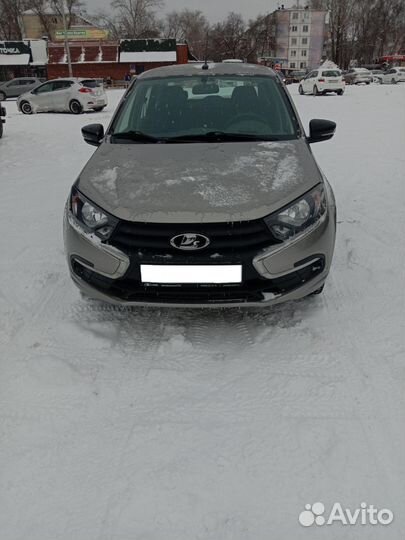 Передний бампер на гранту фл