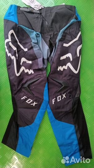 Мото костюм FOX 180 черно-синий