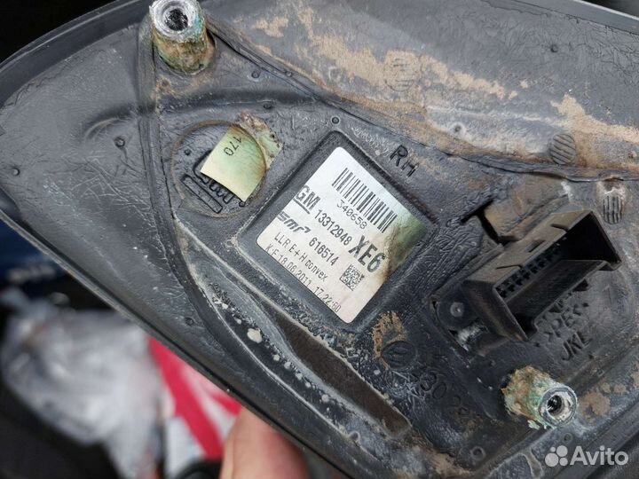 Зеркало на opel astra h