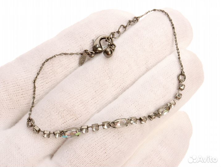 Avon Браслет с Кристаллами США Винтаж Браслетик