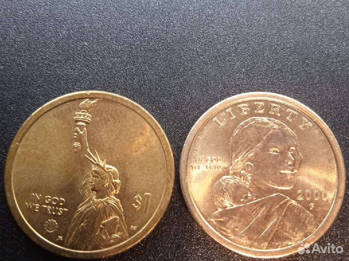 Монета США 1 доллар