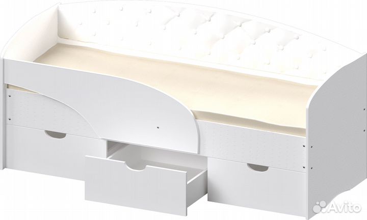 Кровать детская С бортиком Новая Фабрика