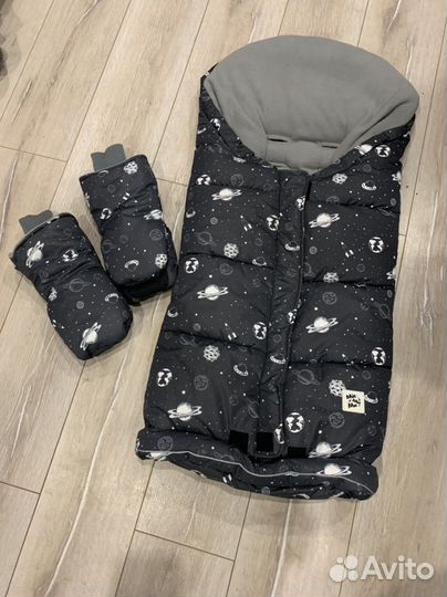 Зимний конверт в коляску