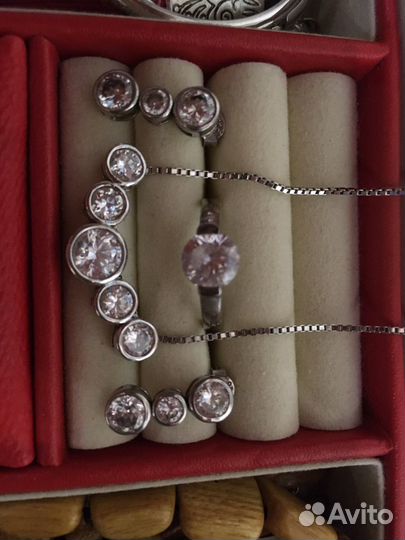 Серебряный набор