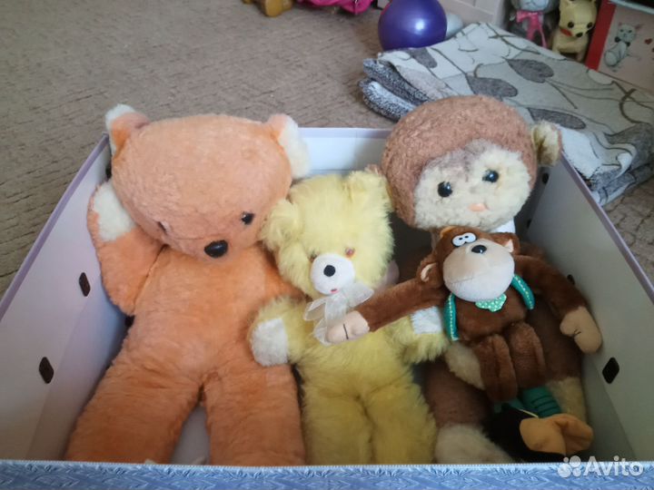 Детские мягкие игрушки СССР 70х годов