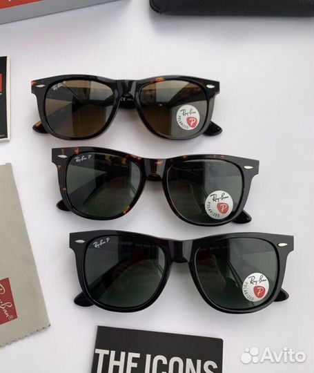 Очки ray ban wayfarer поляризационные Polaroid