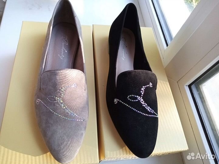 Туфли berkonty натуральная замша 39р-р