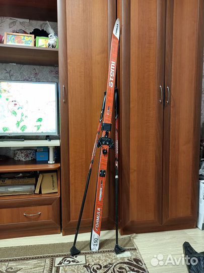 Лыжи детские с ботинками